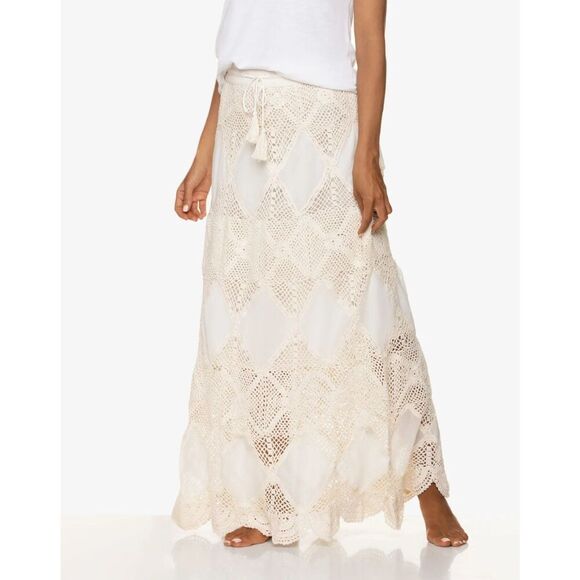 Helen Jon Scallop Crochet Maxi Skirt/Bandeau Dress - Picture 1 of 11